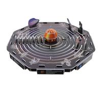 Abaodam Puzzle 3D Soi-Même du Système Solaire 8 Planètes en Papier Éducatif et Décoratif Jeu Scientifique pour Garçon et Filles Présent Apprentissage Spatial 1 Set