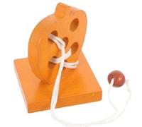 Abaodam Puzzle à Corde en Bois Kongming Lock de Serrure Déverrouillable Exercice Cérébral pour Personnes Âgées à Nœuds Éducatif et Stimulant la Dextérité Présent Anti-Âge pour Seniors