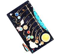 Abaodam Puzzle en Bois 1 Set - Éducatif Système Solaire pour Garçon et Filles - Puzzle des Planètes du Système Solaire - Jeu D’énigmes Cognitives Spatiales - Apprentissage Astronomie