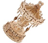 Abaodam Puzzle Modèle 3D en Bois Merry-Go-Round pour Garçon et Filles et Adultes, Jeu Éducatif Créatif Favorisant la Patience, L'Imagination Coordination, pour Moments en Famille