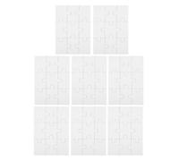 Abaodam Puzzle Vierge en Bois à Transfert Thermique 13x9 Cm pour Sublimation DIY Pièces de Puzzle Créatives pour Loisirs Set de 8 Feuilles pour Activités Manuelles et Présents