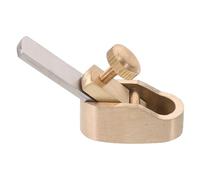 Abaodam Rabot à Main en Laiton Mini 8 Mm pour Violon, Outil de Précision pour Travail du Bois, Rabot à Chanfreiner Compact pour Réglage de Chevalet, Accessoire Portable pour Lutherie,