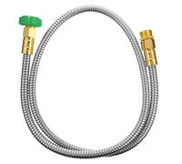 Abaodam Raccord de Tuyau Acier Inoxydable pour Jardin Connecteur Flexible pour Arrosage et Nettoyage Aux Fuites et Durable