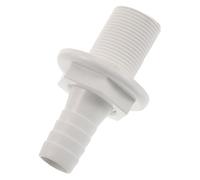 Abaodam Raccord Robuste en Plastique Blanc pour Pompe à Oxygène de Bateau de Pêche, Compatible Réservoir à Poissons, pour Usage Marin et Transport Longue Durée
