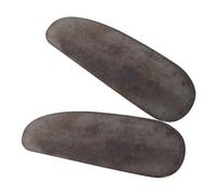 Abaodam Racloirs de Luthier en Acier Poli 2 Pièces Lames Fines 0,3 Mm pour Grattoir à Bois et Finition de Table D’harmonie Outils de Réparation Violon et Guitare, Kit Polyvalent