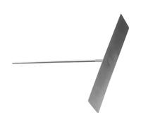 Abaodam Râteau à Cendres en Acier Inoxydable Petit Outil de Nettoyage pour Barbecue au Charbon de Bois Grattoir pour Four et Cheminée Accessoire de Jardinage pour Entretien du Foyer