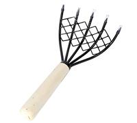 Abaodam Râteau à Filet de Mer à Manche en Outil de Dragage de Fruits de Mer Pratique pour Creuser Conception à Griffes Acérées