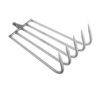 Abaodam Râteau d'herbe d'eau Cutter de l'herbe lac hameçons à vers pour la pêche Bar Coupe-Herbe Plantes Aquatiques râteau à Feuilles râteau à bonsaï Acier Inoxydable