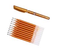 Abaodam Recharges Facile à Installer et Utiliser 0,7 Mm pour Stylos à Paillettes Dorées en Plastique 1 Set Ceux Qui Chinois