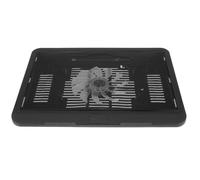 Abaodam Refroidisseur Silencieux Ventilation par Air et Charge USB Support en Plastique et Fer Noir pour Ordinateur Portable Compatible Gaming Laptop et Laptop