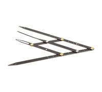 Abaodam Règle à Sourcils en Acier Inoxydable 1pc Mesure Précise et Fonction Glissante pour Dessin des Sourcils Selon le Ratio D'or