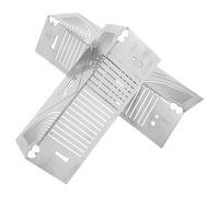 Abaodam Règle D'angle Multifonction Outil de Traçage en Acier Inoxydable 2pcs Argenté pour Pliage et Dessin de Lignes Parallèles, pour Travail du Métal