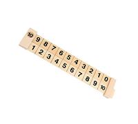 Abaodam Règle Décomposition Numérique Bois Jouet Éducatif de Mathématiques pour Garçon Fille Outil Apprentissage Précoce Règle à Tirer pour Chiffres
