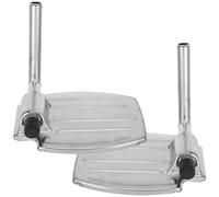 Abaodam Repose-Jambes Réglable et Repose-Pieds Robuste 2 Pièces pour Fauteuil Roulant Léger et Portable Accessoires Stables pour Patients