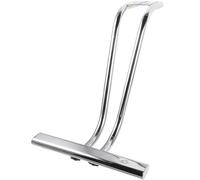 Abaodam Repose-Pieds en Acier Inoxydable Accessoire Pratique et Solide Robuste pour Fauteuil de Salon pour Chaise de Coiffure Argentée, pour Coiffeurs Professionnels