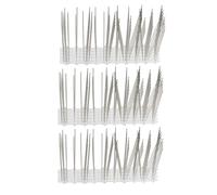 Abaodam Repousse-Pigeons en Acier Inoxydable 5pcs pour Jardin Décoration Automne, Barrière Visuelle et Sécurité Supplémentaire