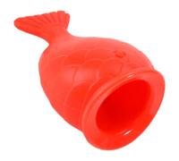 Abaodam Repulpeur de Lèvres en Silicone Rouge Forme Poisson Outil de Repulpage par Succion pour Femmes Machine Repulpante Lèvres Portable et Facile à Nettoyer Soin Pulpeuses et Fermeté
