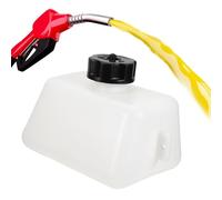 Abaodam Réservoir D'essence Mini pour Moto 2 Temps, Bidon D'essence Plastique Blanc Compatible 43/47/49cc, Petit Réservoir Adapté aux Mini Motos Tout-usage et Pocket Bike