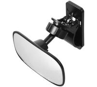 Abaodam Rétroviseur Arrière pour Bébé en Plastique et Verre Ajustement, Miroir Intérieur Noir pour Voiture Garantissant une Conduite Sécurisée des Parents