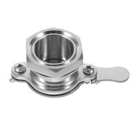 Abaodam Robinet à Vanne à Miel en Acier Inoxydable, Accessoires pour Seau à Miel, Outil D'apiculture pour Extracteur Ou Équipement D'embouteillage, Argent