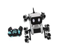 Abaodam Robot Chien Programmable Télécommandé Transformable avec Gestes Éducatif Interactif pour Garçon Fille Compagnon Électronique et Polyvalent