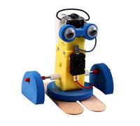 Abaodam Robot Jouet Technologique Éducatif pour Garçon et Filles Petit Format Kit à Assembler Stimulant la Créativité Coordination Œil-Main Jeu Scientifique Éducatif Stem Présent
