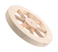Abaodam Roue Bois Vintage Decoration Murale Roue de Bateau Ornement Bois Décoration Rustique