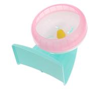 Abaodam Roue de Course Silencieuse pour Hamster avec Support Roue Dexercice Durable pour Petits Animaux Gerbilles Souris Sportif pour Cage Utilisation ou Fixation Couleur Aléatoire