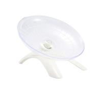 Abaodam Roue de Course Silencieuse pour Hamster Hérisson et Petits Rongeurs Tapis Exercice Plastique avec Partie Détachable et Nettoyage Facile Couleur Aléatoire