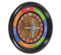 Abaodam Roue de Poker de Table Noire 2 Billes en Acier, Accessoire Compact pour Jeu de Société, Roulette Russe pour Soirées et Jeux en Famille, Jeu de Table Festival et Parties de Poker