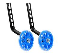 Abaodam Roues Auxiliaires de Vélo, Stabilisateurs Réglables, Bleu | Alliage d Aluminium, Fer et Pp, Support Renforcé sans Bruit, pour Apprentissage Sécurisé en Parc