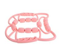 Abaodam Rouleau de Massage pour Jambes, 12 Rouleaux en Polypropylène, Pince de Mollet Ergonomique, Rouleau Musculaire Portatif, Adapté au Yoga et Fitness, Massage Ciblé des Mollets