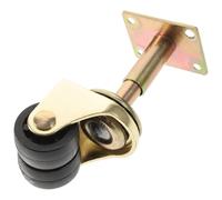 Abaodam Roulette de Remplacement pour Piano à Double Roue en Nylon Doré Hauteur 59Mm Accessoire Anti-Usure pour Transport et Protection du Sol Roulettes de Piano Robustes et