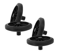 Abaodam roulettes pour Poubelle en Caoutchouc 4 Pcs pour Conteneur à Déchets Extérieur Petit Modèle Déplacement Silencieux Et Fluide Facilitant Le Transport