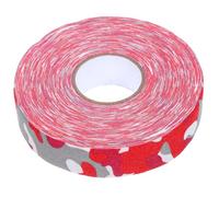 Abaodam Ruban Adhésif de Hockey sur Glace Antidérapant en Tissu de Coton Résistant, Lot de 2 Rouleaux Rouge Camouflage, Accessoire Sport pour Bâton de Hockey, Protection Solide