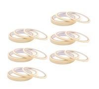 Abaodam Ruban Adhésif Décoratif pour Nail Art, 18 Rouleaux de 3/5/12 Mm en Papier, Blanc, Bande de Masquage pour Vernis à Ongles, Manucure Professionnelle et Usage Maison, Accessoires