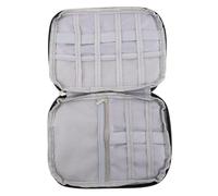 Abaodam Sac de Rangement Montres et Câbles Compact Organisateur Portable avec Fermeture Éclair Contre la Saleté pour Bracelets de Montre et Accessoires Small