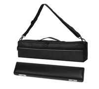 Abaodam Sac de Rangement pour Flûte Portable Cuir Épais avec Boîte Rigide Multifonction Étui Protecteur pour Instrument à Vent Pratique
