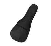 Abaodam Sac de Transport Étanche pour Ukulélé Éponge de Housse Ergonomique à Double Épaule pour Ukulélé Acoustique Sac Noir pour Instruments à Cordes avec Compartiment