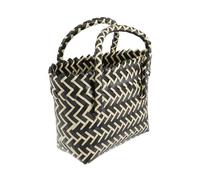 Abaodam Sac Tissé Panier Femme Paille Légère pour Plage et Shopping Sac à Main Simple et Décontracté pour Filles