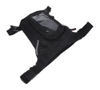 Abaodam Sacoche de Jambe Multifonctionnelle pour Vélo et Moto, Noire 1l | Nylon Oxford 1680d, Compartiments pour Cartes, Téléphone et Clés, Sangle Ajustable, pour Grimpe et Nuit