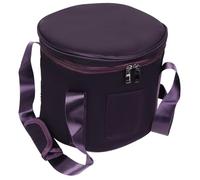 Abaodam Sacoche de Transport pour Bol Chantant Tibétain 10 Pouces Violet, Pochette de Rangement Rembourrée en Polyester et Coton avec Poignée, Étui Portable Résistant pour Bol Chantant