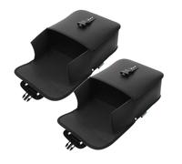 Abaodam Sacoche Latérale Moto Mini PU Résistant Sacoche Cavalière Étanche pour Selle de Moto Électrique pour Rangement Pratique et Protection des Effets Personnels Noir