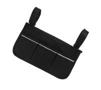 Abaodam Sacoche Latérale pour Accoudoir de Fauteuil et Fauteuil de Mobilité Tissu Oxford avec Bande Réfléchissante Organiseur et Scooters de Mobilité Installation sans Outil Optimisation