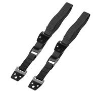 Abaodam Sangle Anti-basculement pour Meubles et Téléviseur, Fixation Murale Réglable en Nylon Noir, Kit de Sécurité Garçon et Filles Boucles Métalliques Haute Résistance, Ancrage Sécurisé