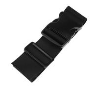 Abaodam Sangle Extensible 50 Cm pour Paquet Banane Et Paquet Bandoulière Boucle Réglable, Antidérapante, Noir, 59x6x1 Cm, pour Sport Et Voyage