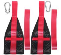 Abaodam Sangles Abdominales Professionnelles 2pcs en Polyester et Alliage pour Entraînement Suspendu Facile à Utiliser au Bureau ou Chambre