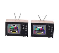 Abaodam Scale Tiny House Television Versatile Miniature Appliance for Vintage and Modern Dollhouse Decor Space Efficient DIY Furniture Accessory