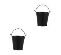 Abaodam Seau à Graisse pour Barbecue Extérieur avec Bac Récupérateur Format Compact pour Rangement Facile et Transport