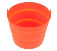 Abaodam Seau à Huile Silicone Pliable pour Barbecue Accessoire de Cuisine Multifonctionnel Hauteur Ajustable pour Grillades Fritures Liner de Seau pour Rangement Facile Un Transport